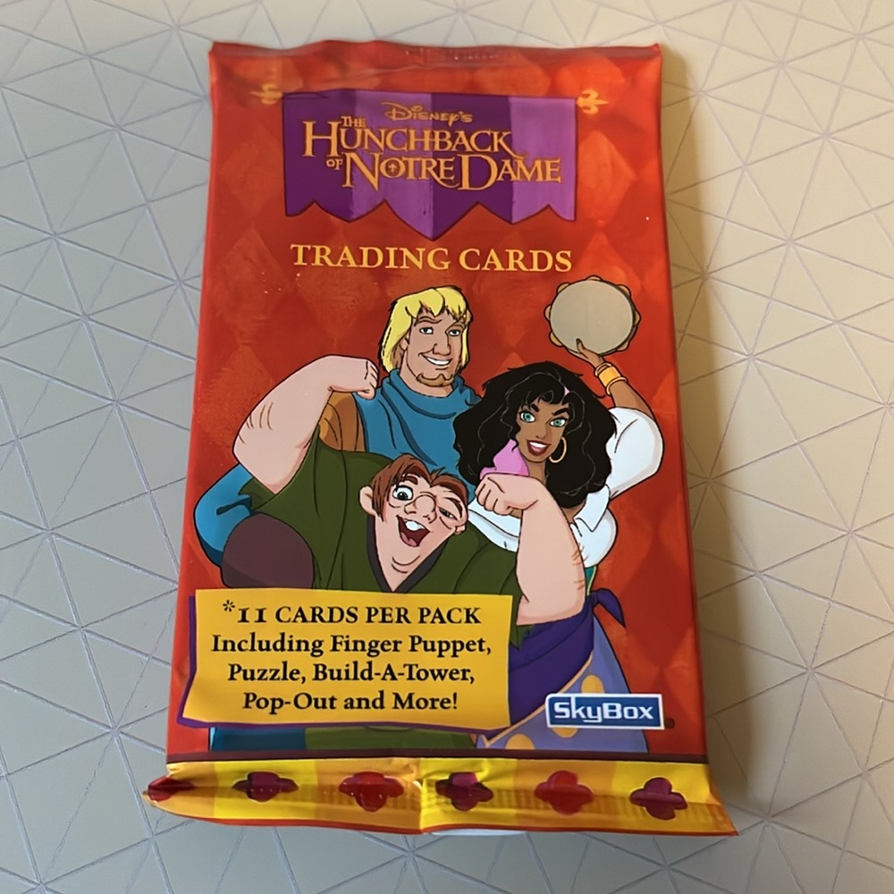 13 Packs of Disney’s Hunchback of Notre Dame Trading Cards
